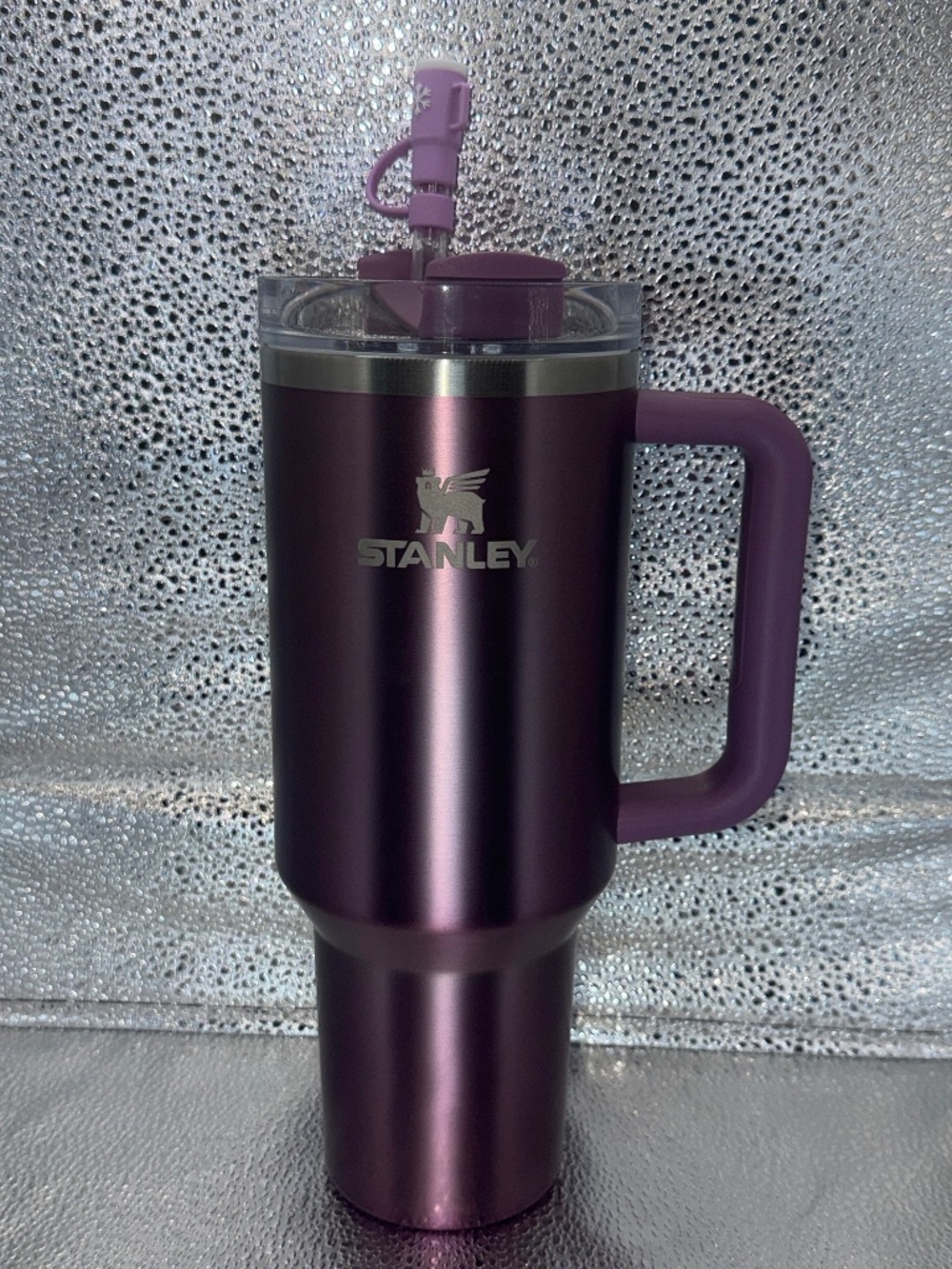 Stanley Quencher H2.0 40oz Primrose Glow Purple Tumbler Lid Straw 10-10824-393